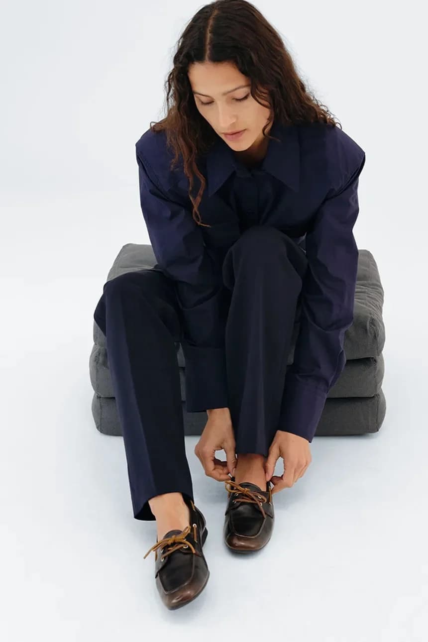 HILLARY кожаные мокасины - фото 6