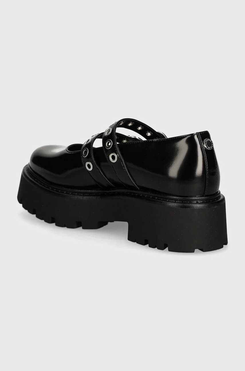 Открытые кожаные туфли - фото 3