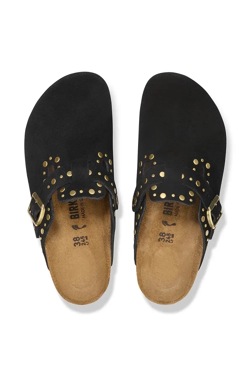 замшевые шлепанцы Boston Rivet - фото 4