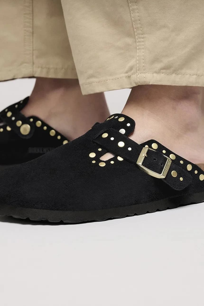 замшевые шлепанцы Boston Rivet - фото 7
