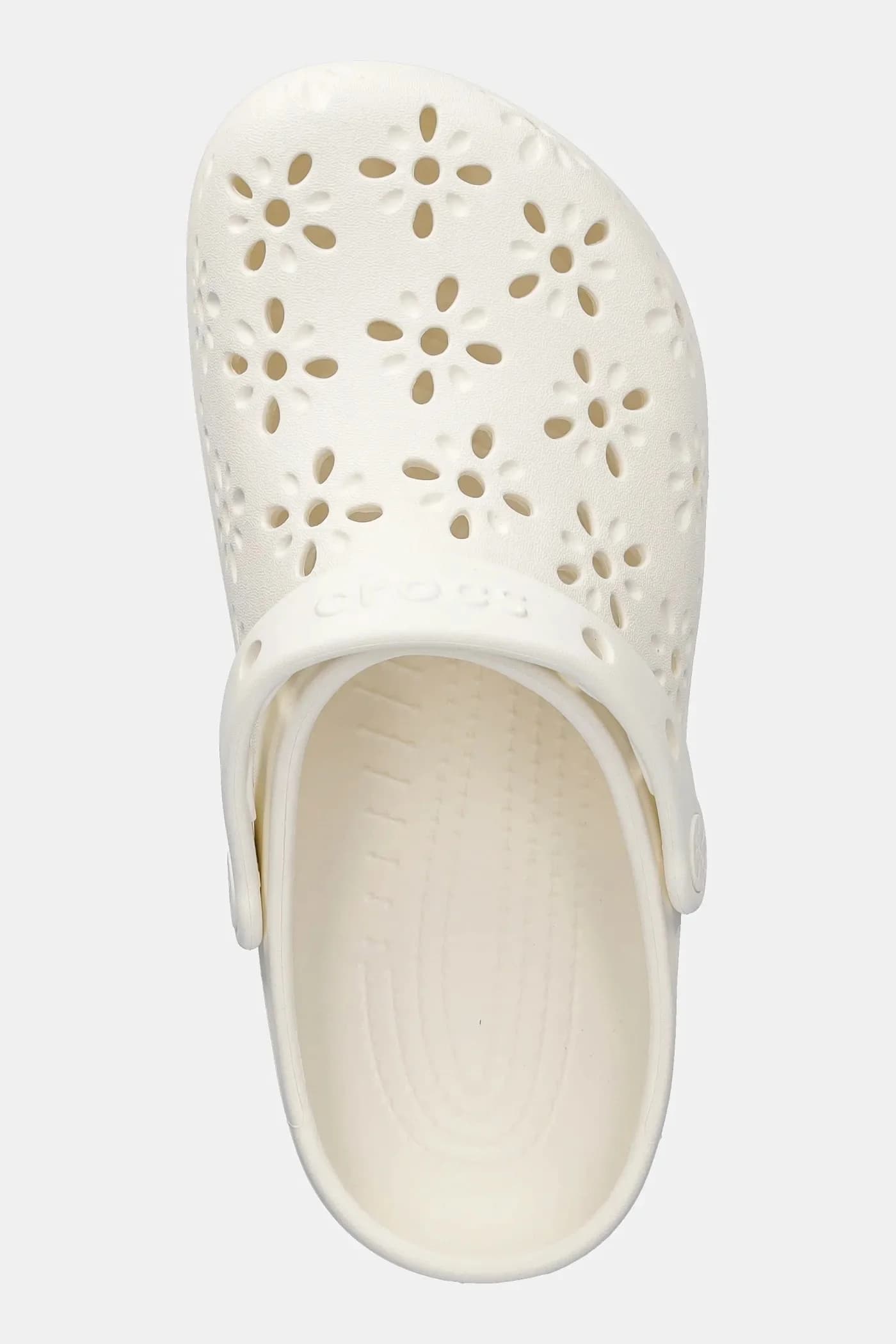 Классические шлепанцы-сабо с вырезами и цветочным принтом - фото 4