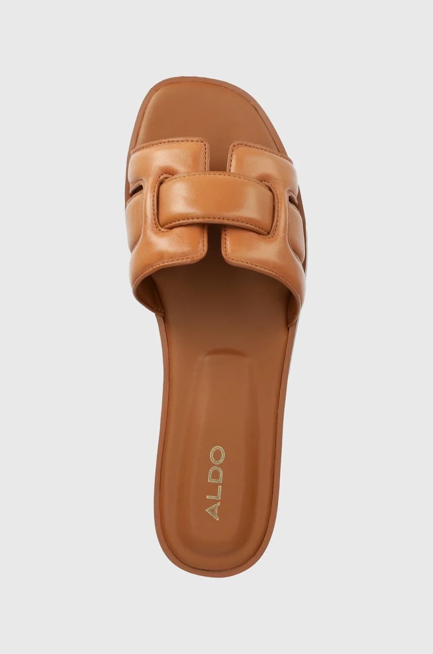 Еленаa кожаные шлепанцы - фото 4