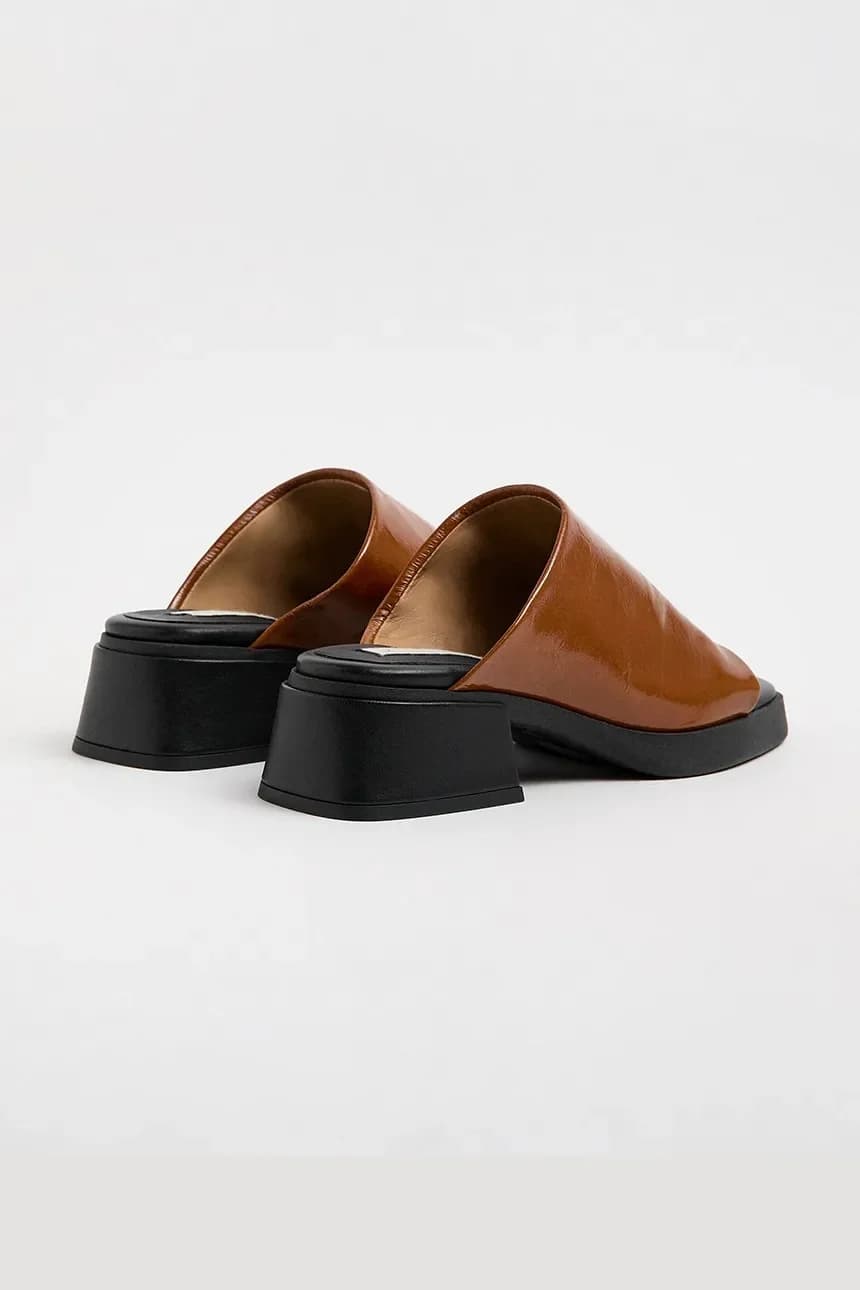 кожаные шлепанцы Zooey - фото 3