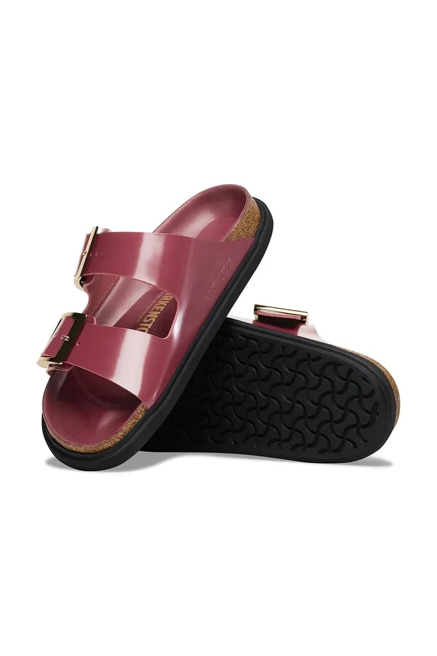 Кожаные шлепанцы с пряжкой Arizona Droplet - фото 5