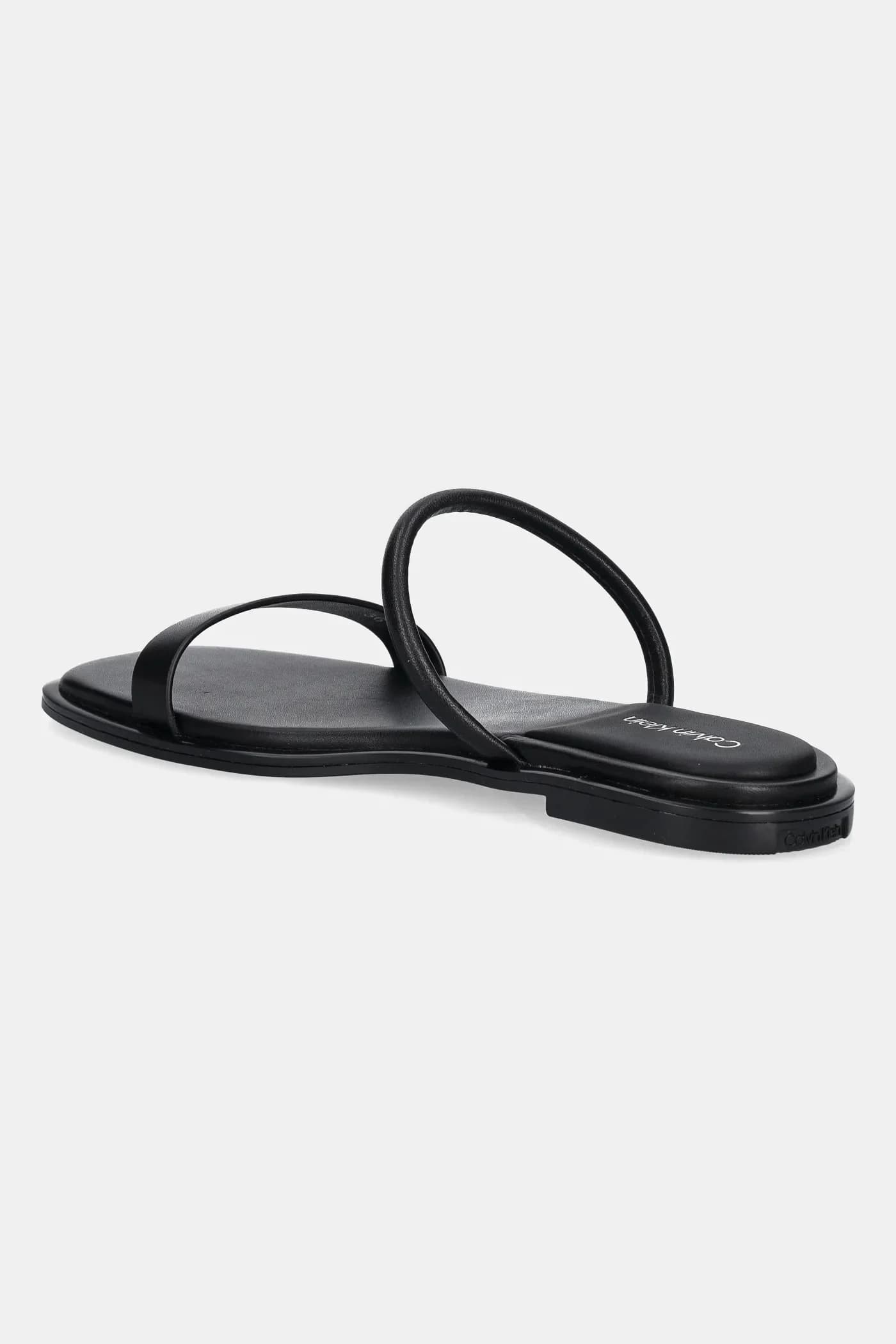 Кожаные шлепанцы FLAT SANDAL SQUARED 2-BAR LTH - фото 3