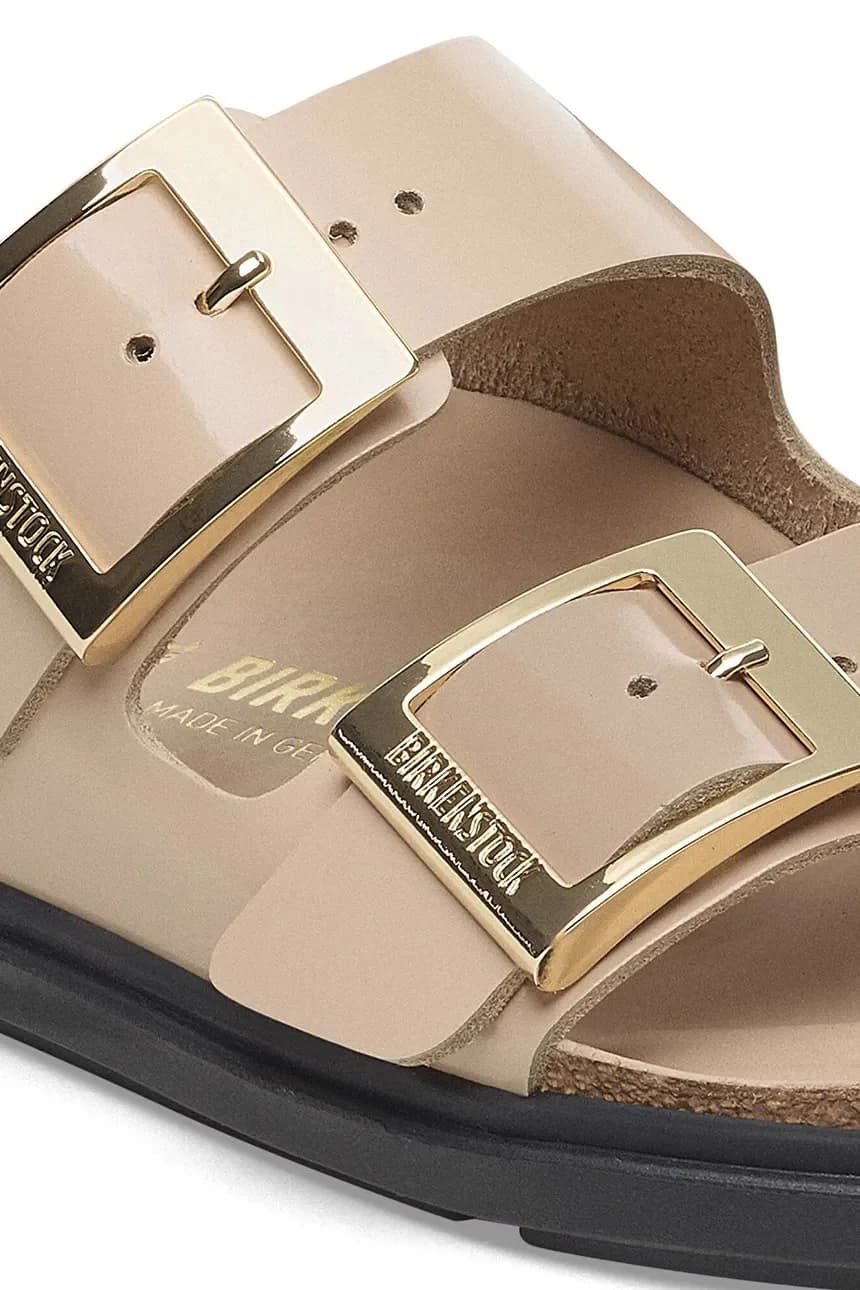 Кожаные шлепанцы с пряжкой Arizona Droplet - фото 3