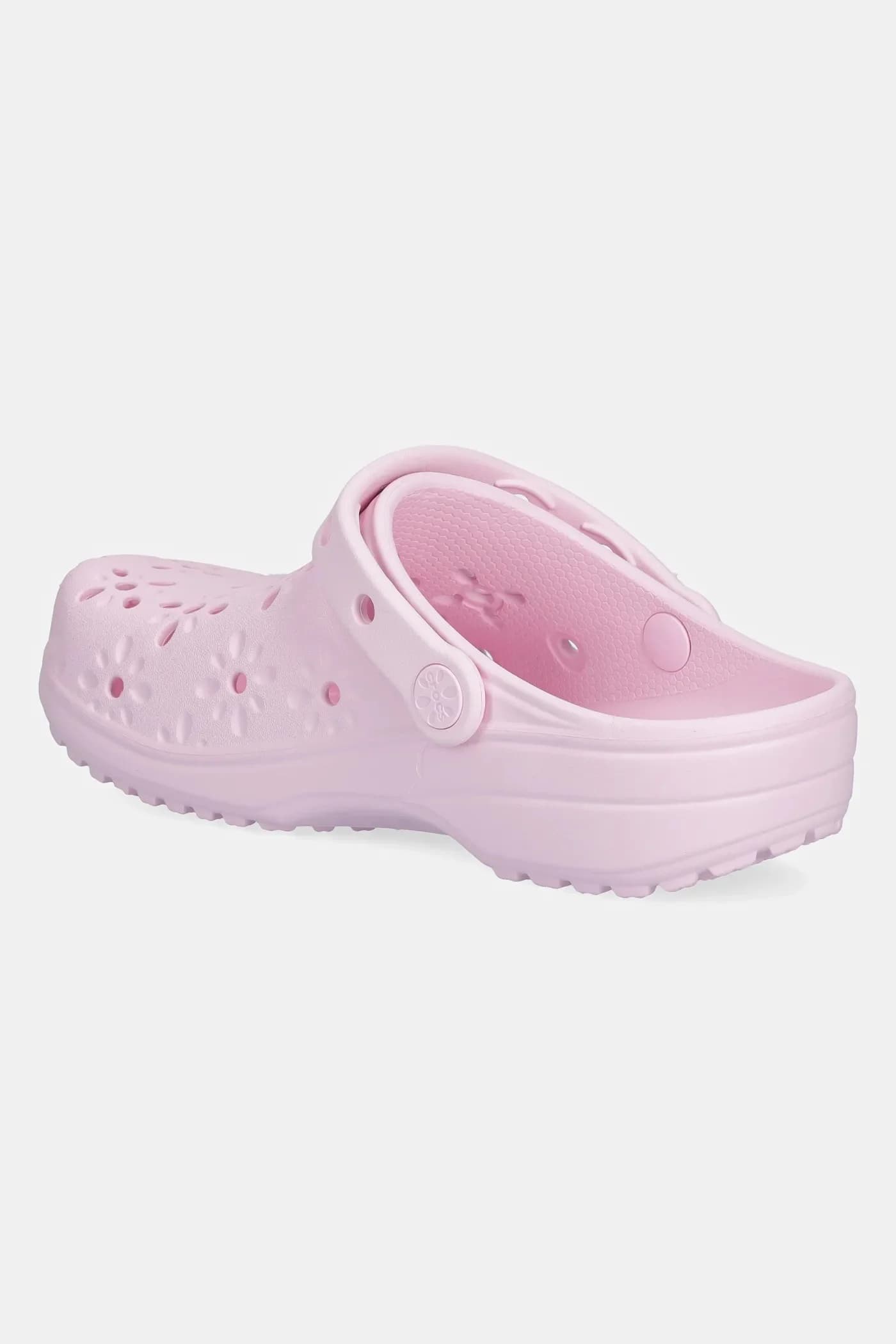 Классические шлепанцы-сабо с вырезами и цветочным принтом - фото 3