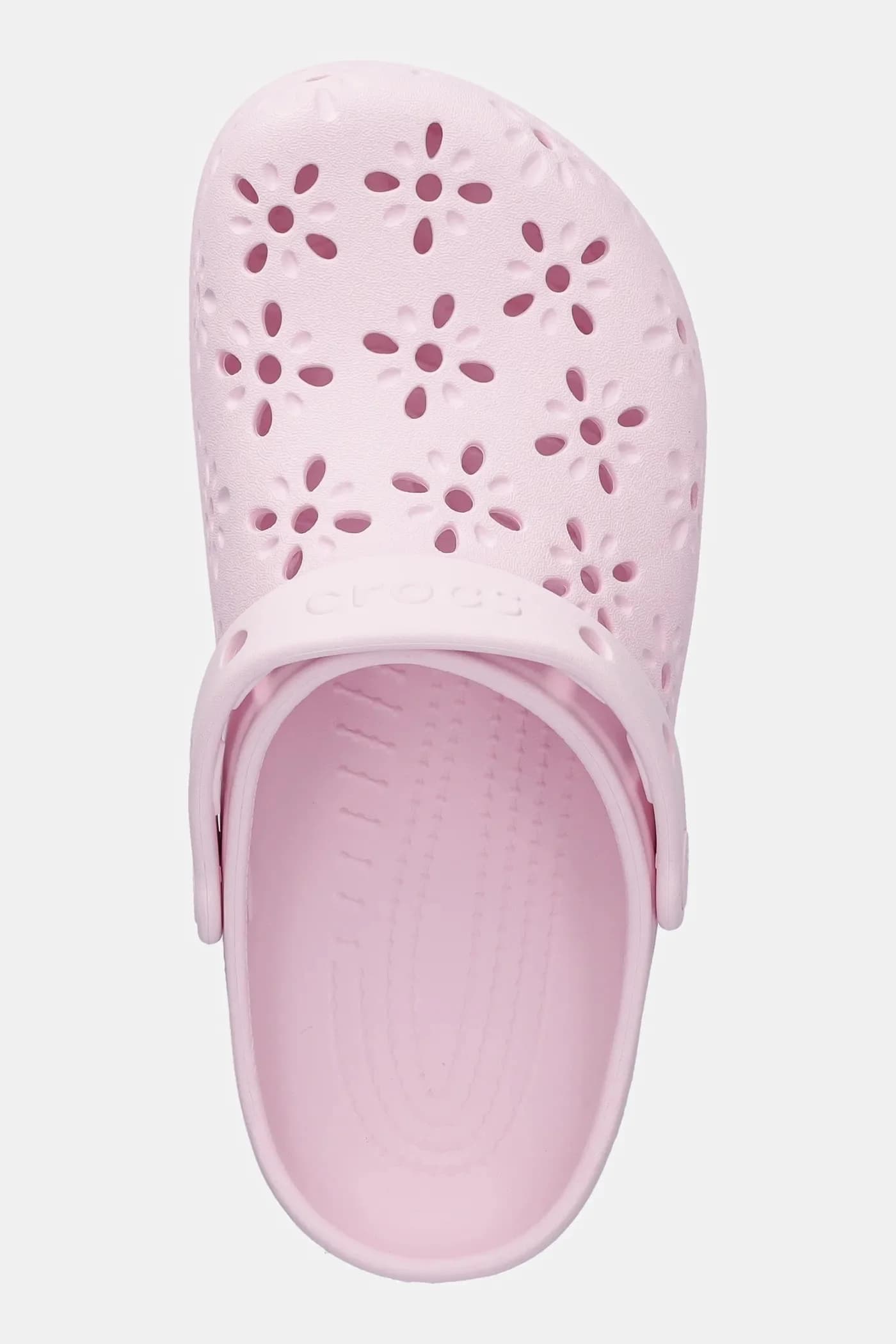 Классические шлепанцы-сабо с вырезами и цветочным принтом - фото 4