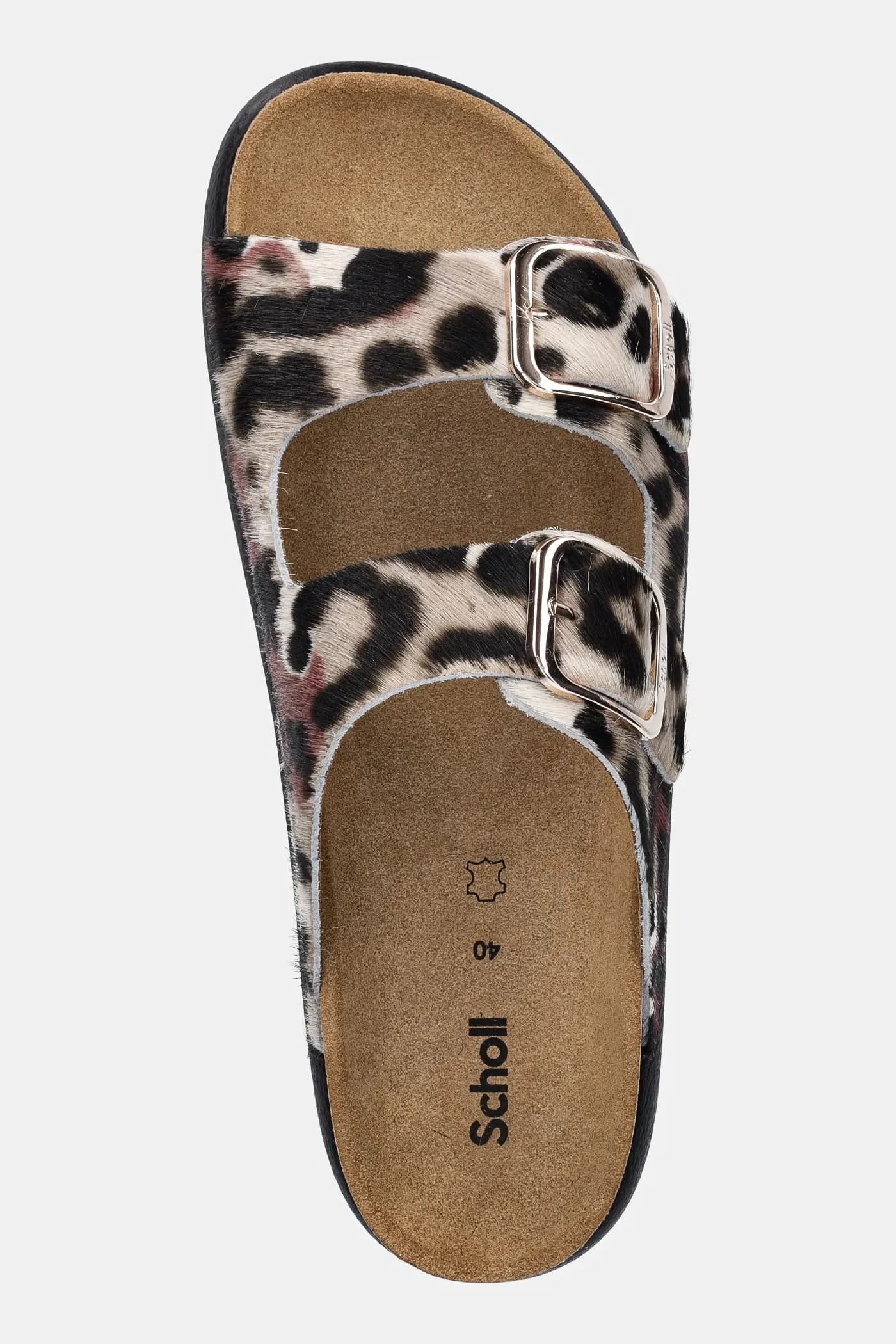 NOELLE кожаные шлепанцы - фото 4