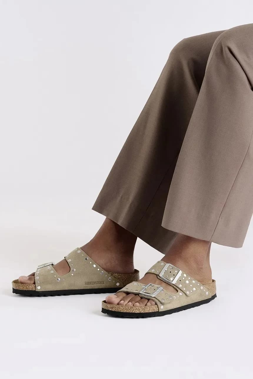 замшевые шлепанцы Arizona Rivet - фото 7