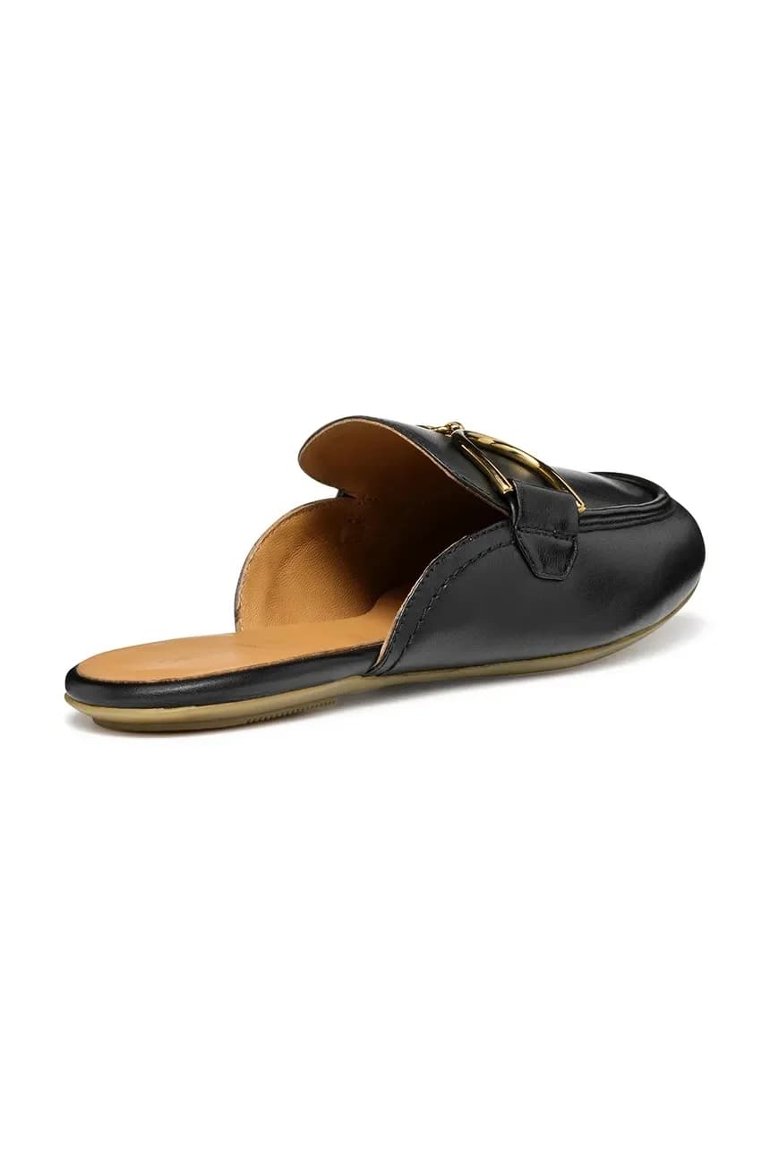 Кожаные шлепанцы D PALMARIA - фото 3