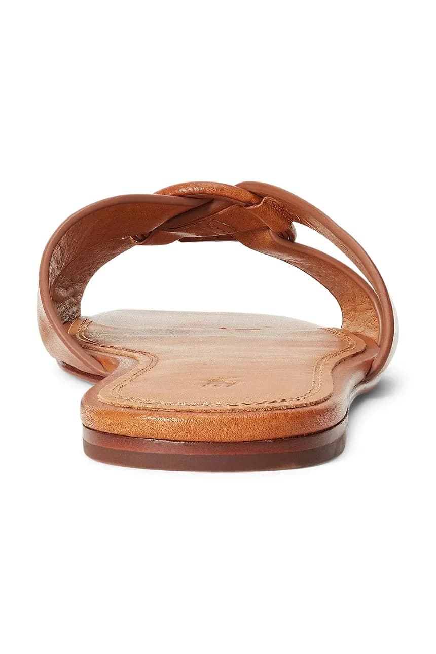 Кожаные шлепанцы Plo Rng Sld - фото 3