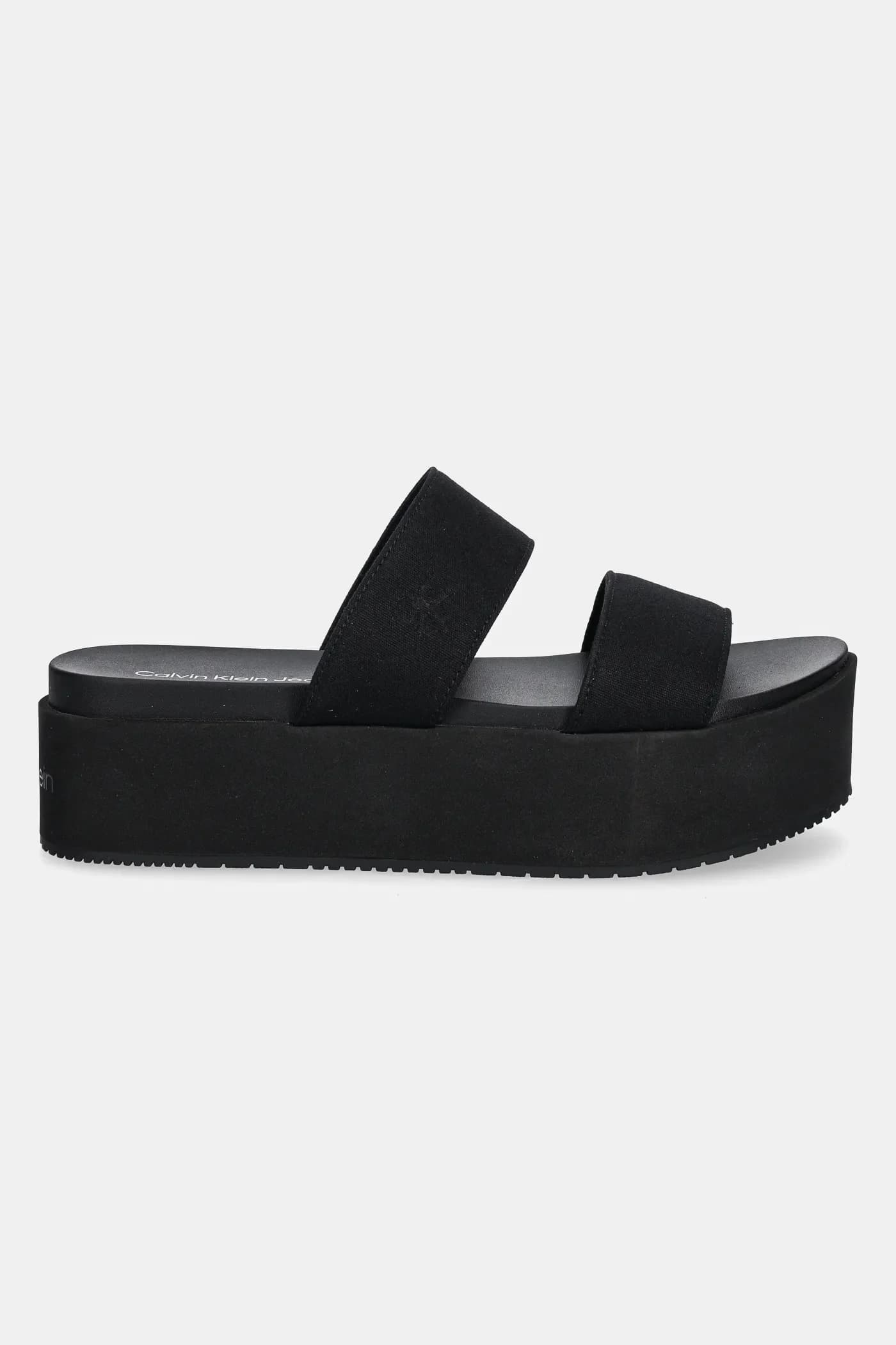 САНДАЛИИ НА ПЛОСКОЙ ПЛАТФОРМЕ В ШЛЕПАНКАХ - фото 2