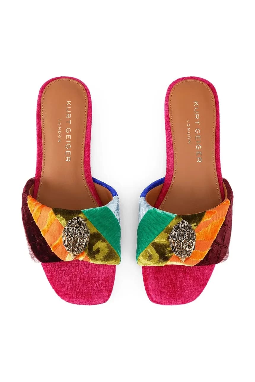 Кожаные тапочки Kensington Flat Sandal - фото 2