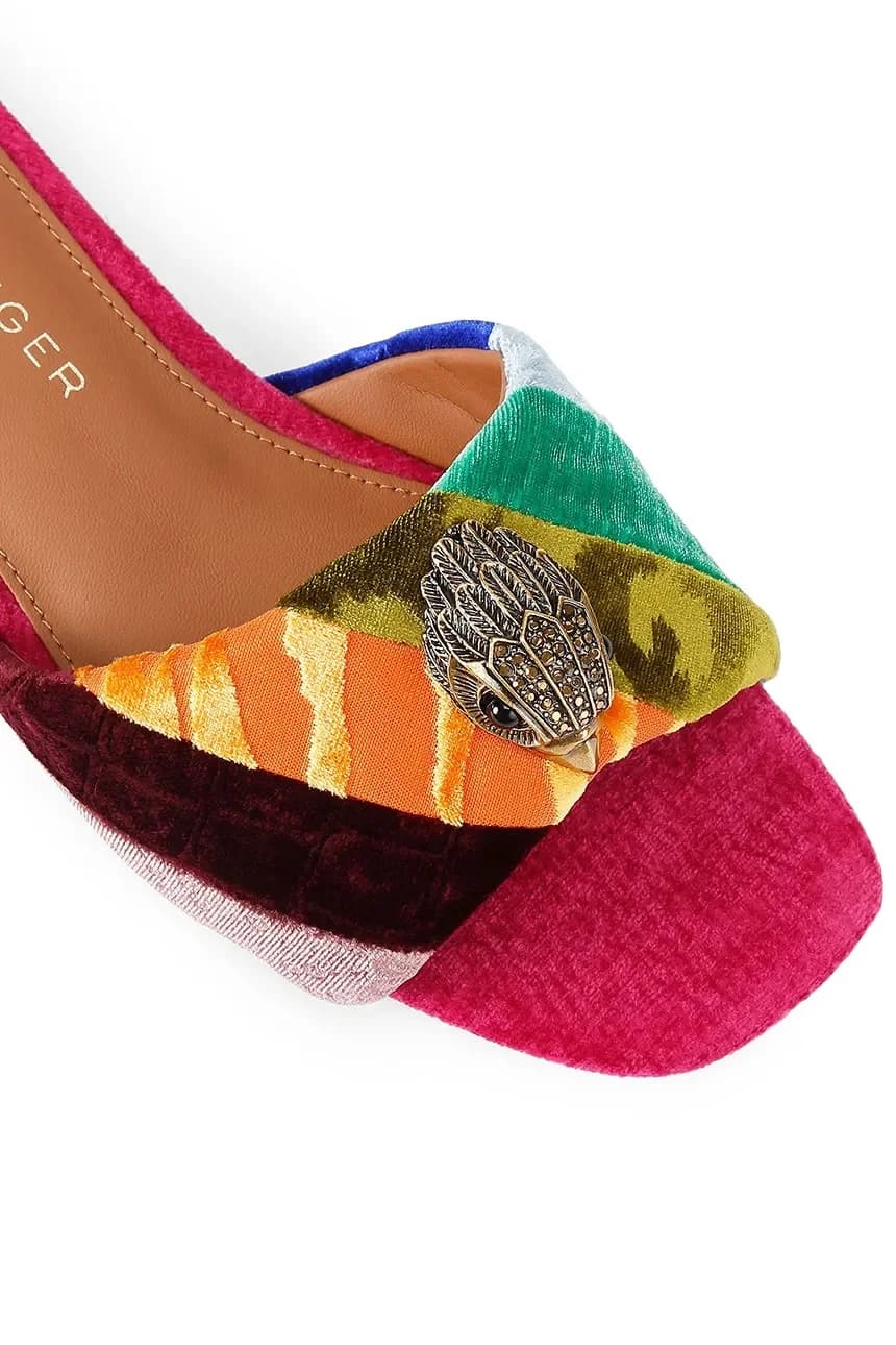 Кожаные тапочки Kensington Flat Sandal - фото 3