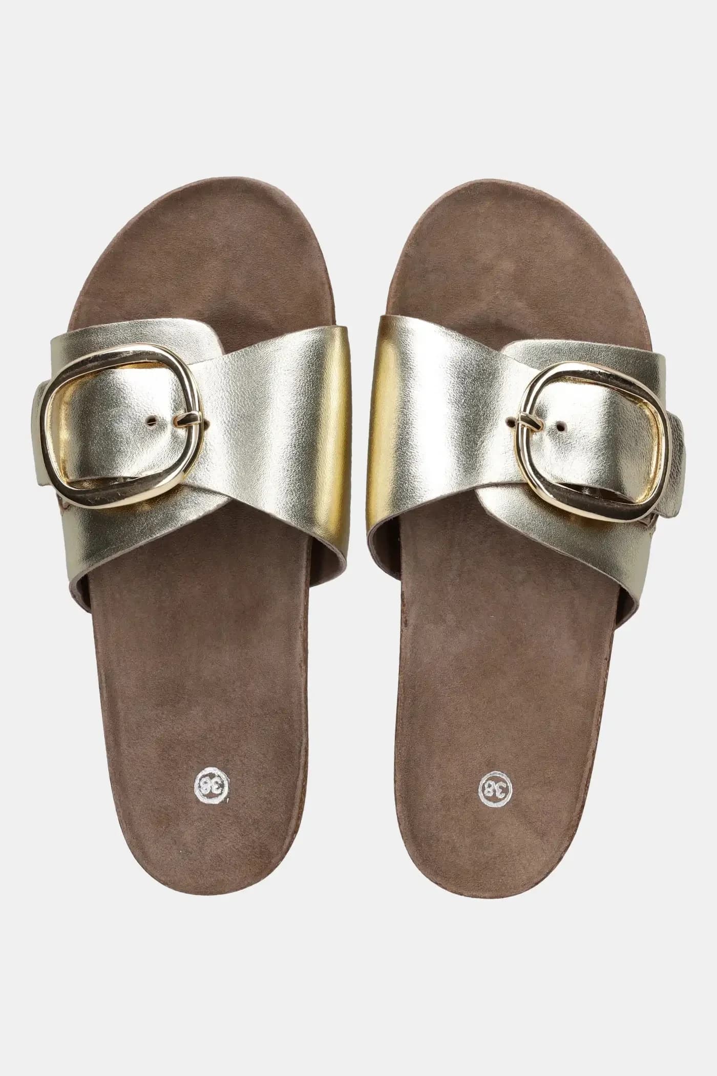 Замшевые шлепанцы - фото 4