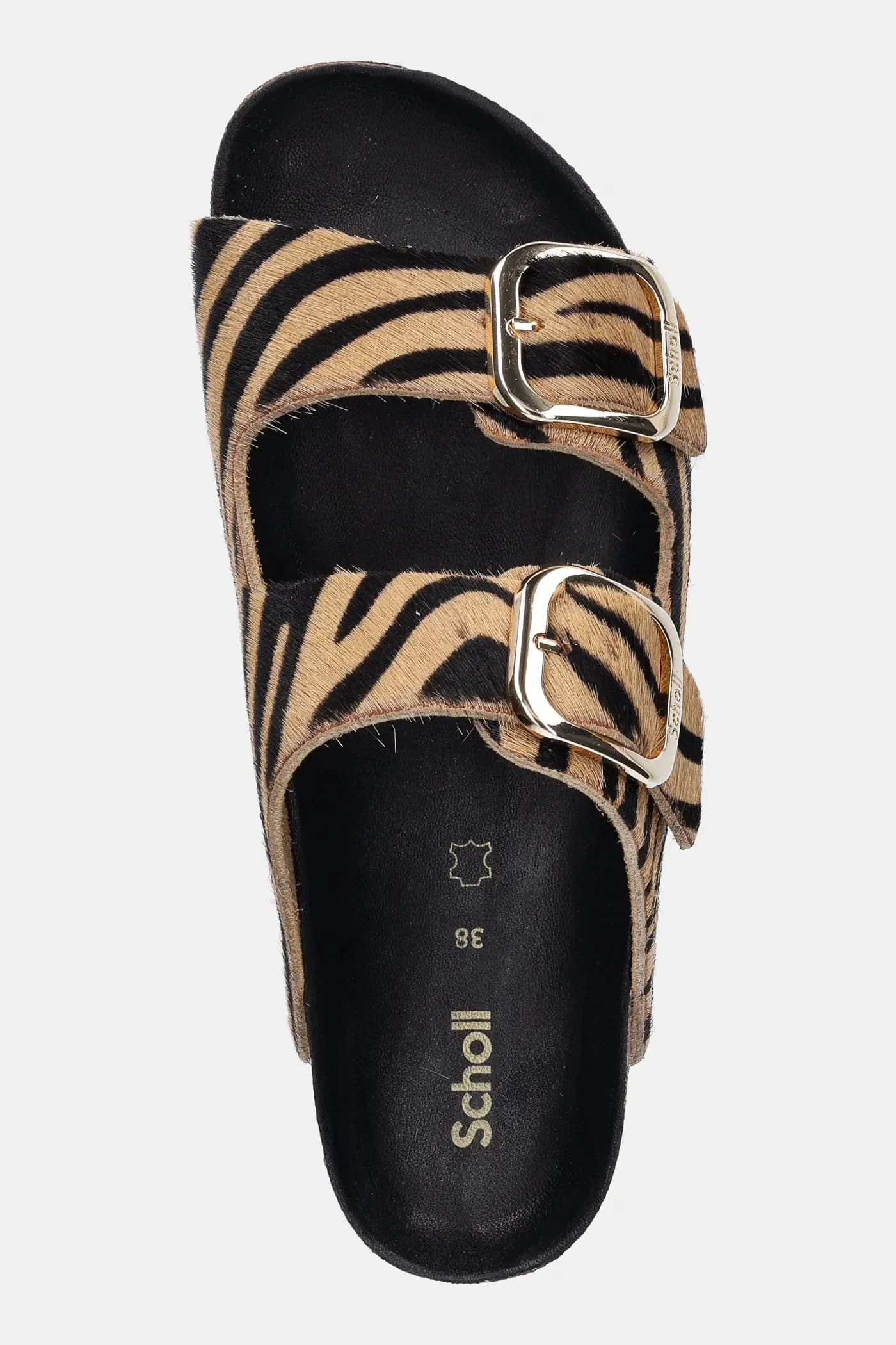 NOELLE кожаные шлепанцы - фото 4