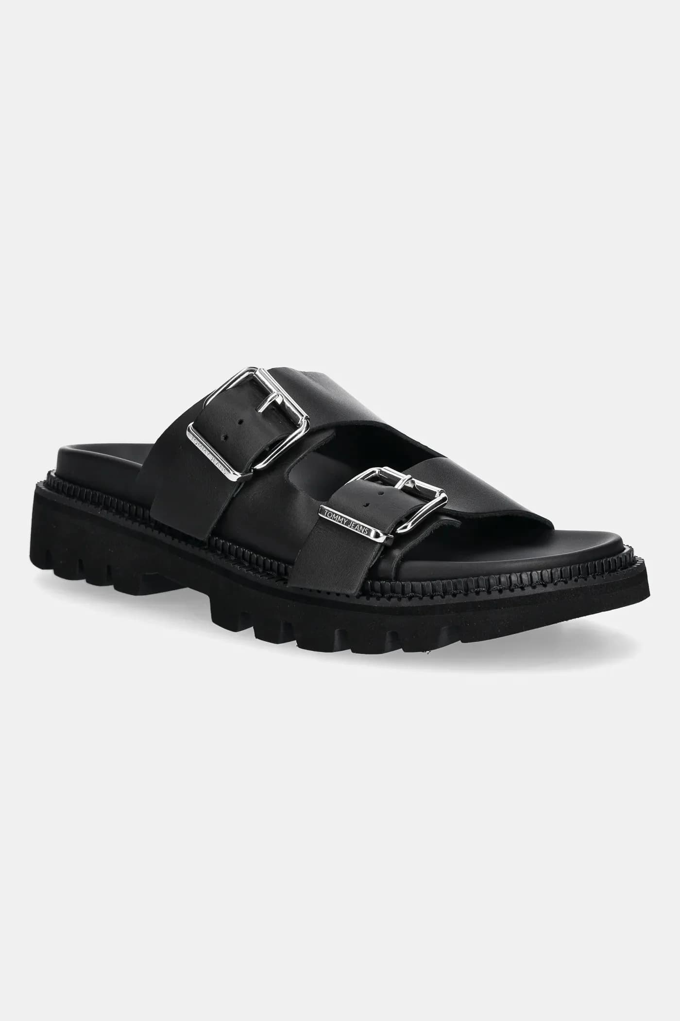 Кожаные шлепанцы DOUBLE STRAP SANDAL