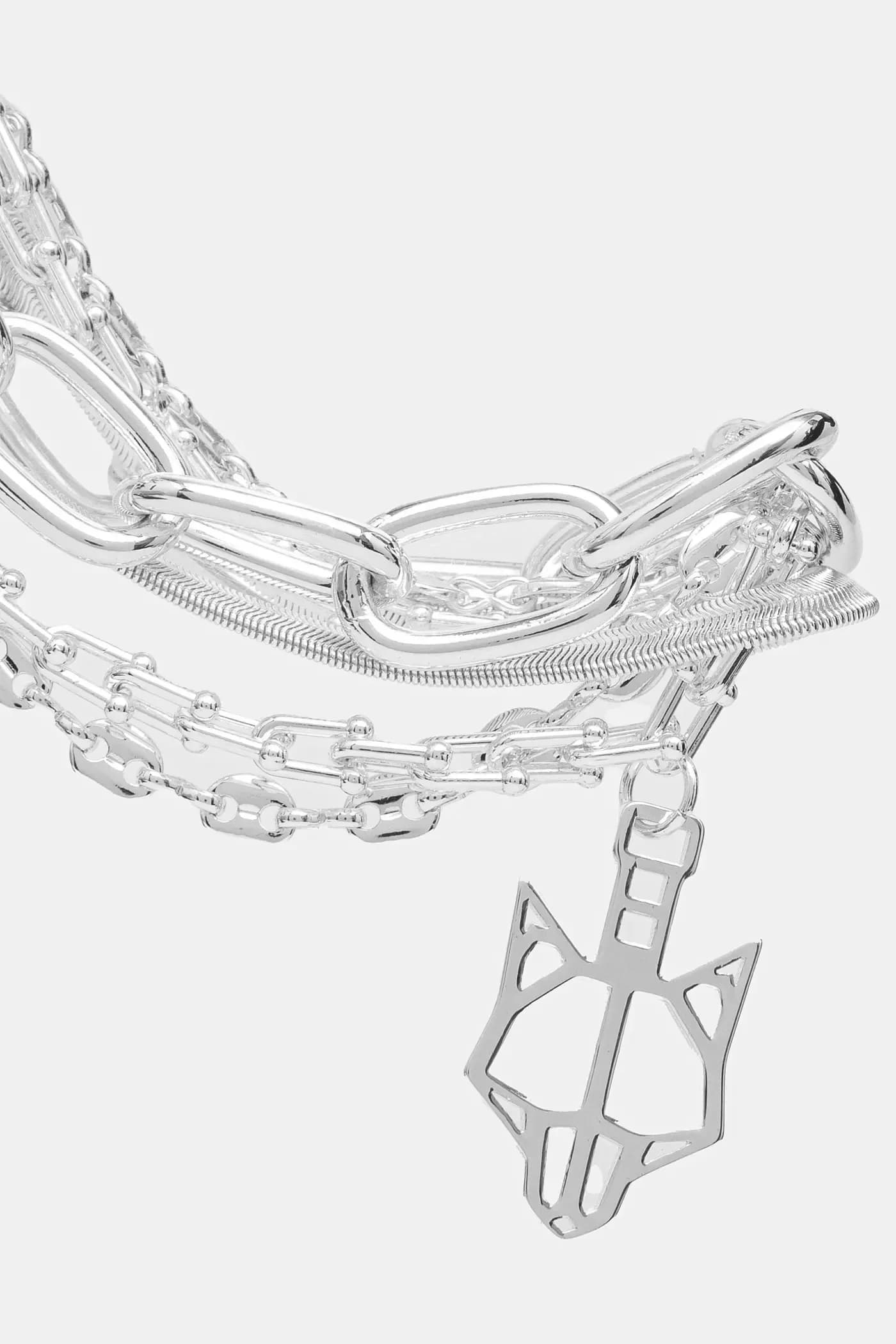 Шлепанцы из хромированной кожи - фото 5