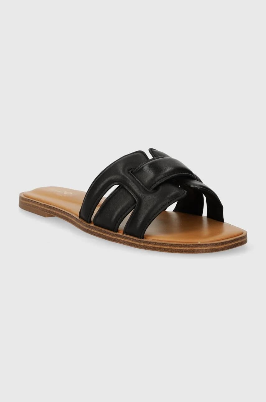 Еленаa кожаные шлепанцы - фото 2