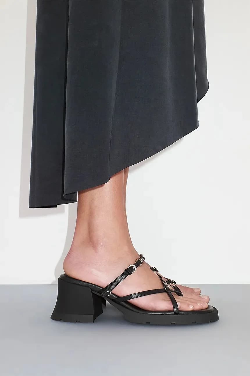 кожаные шлепанцы Jaslene - фото 3