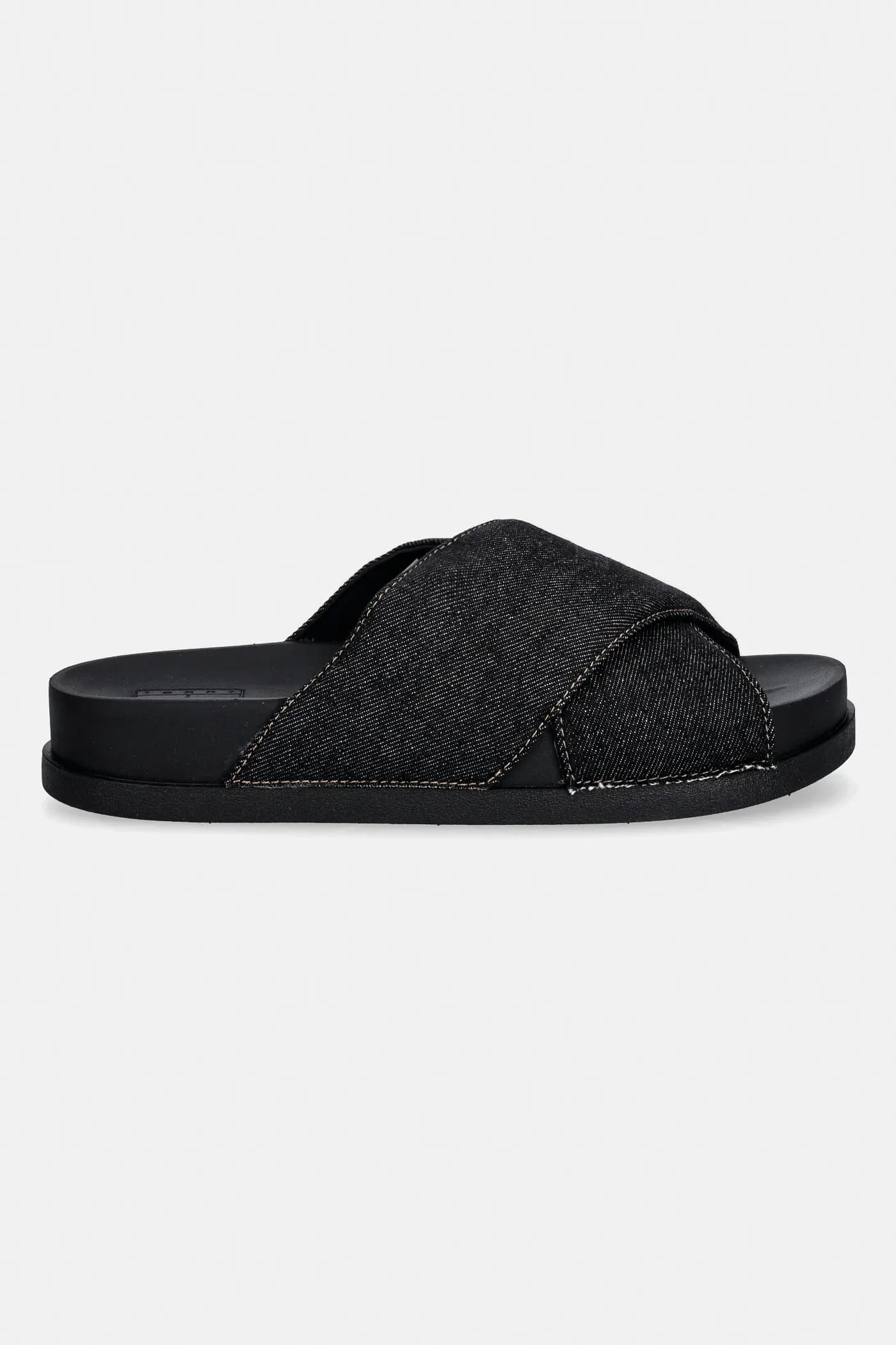 Шлепанцы TJW COMFORT SLIDES ИЗ СТИРАННОГО ДЕНИМА - фото 2