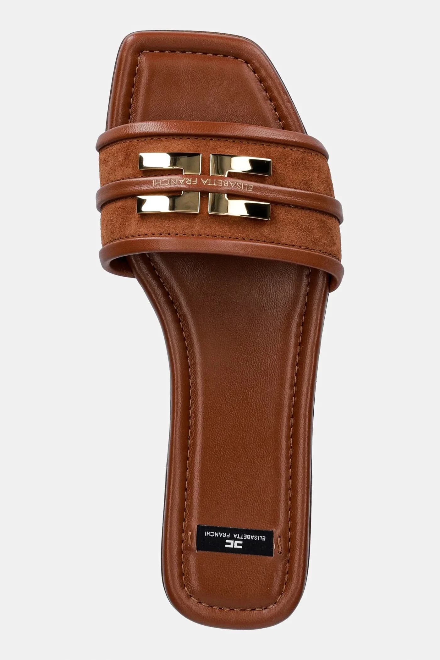 Замшевые шлепанцы - фото 4