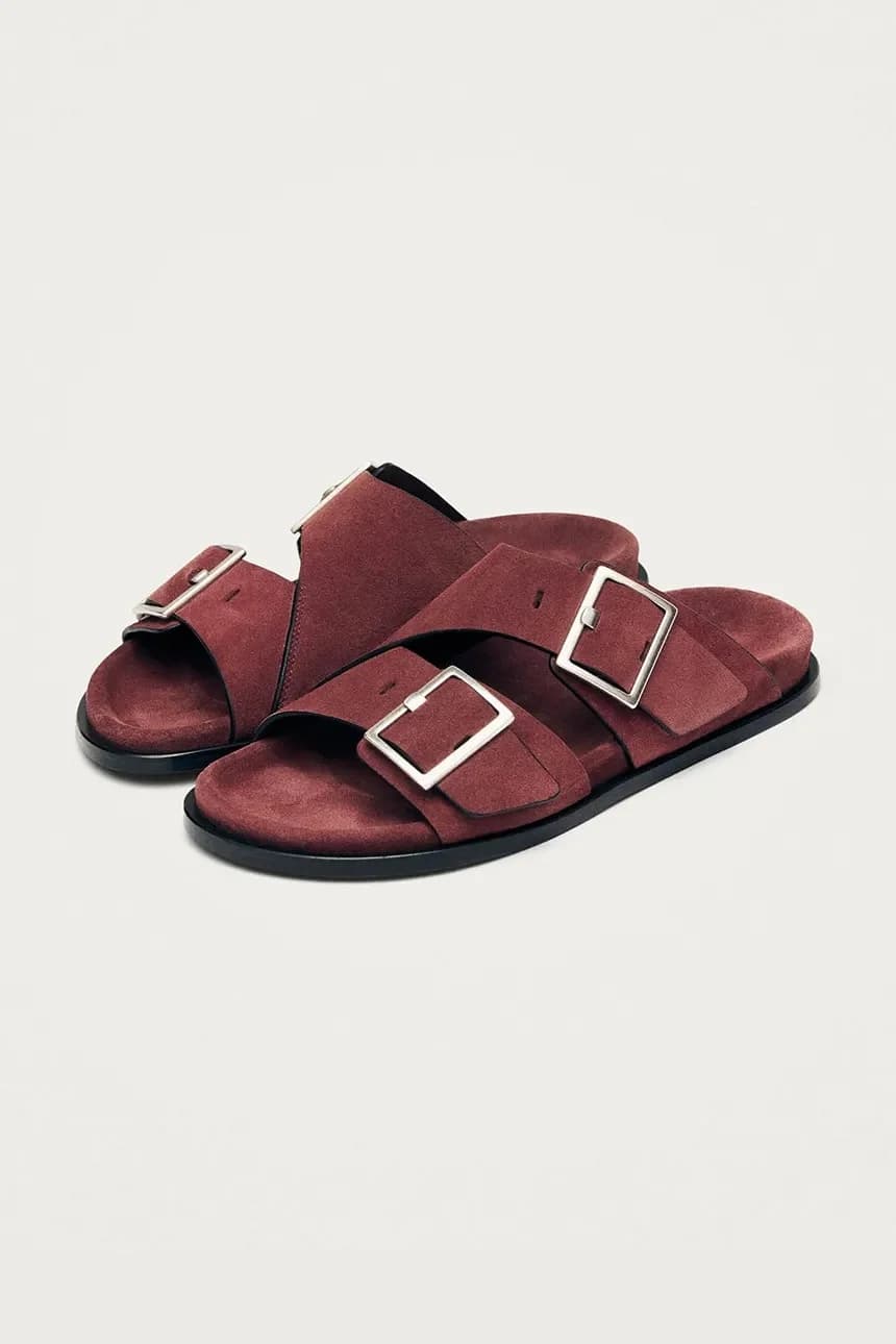 замшевые шлепанцы Alba - фото 2