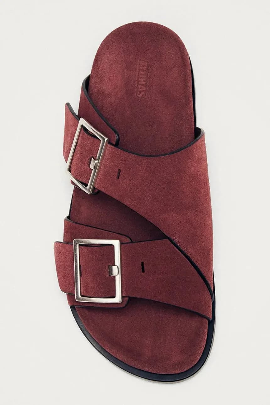 замшевые шлепанцы Alba - фото 3