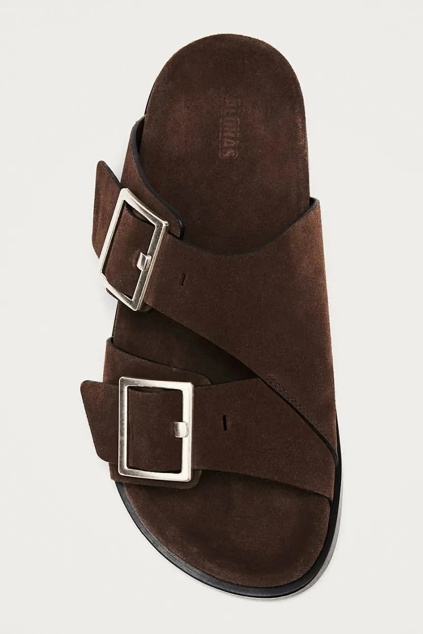 замшевые шлепанцы Alba - фото 3