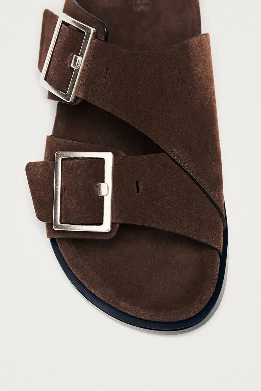 замшевые шлепанцы Alba - фото 4