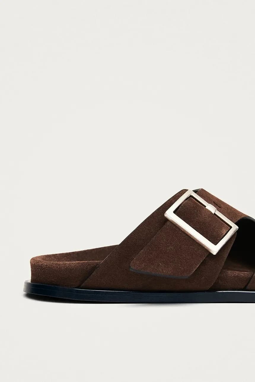 замшевые шлепанцы Alba - фото 5