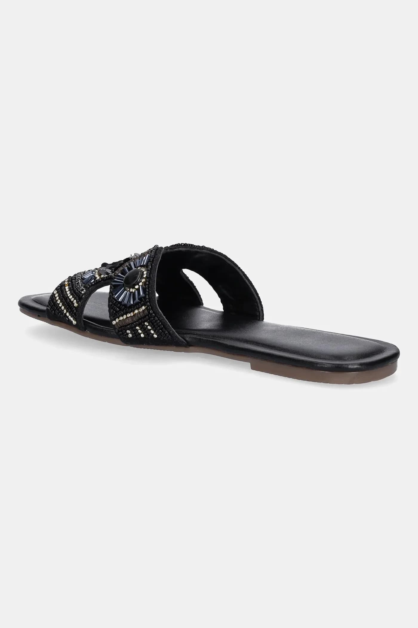 Кожаные шлепанцы - фото 4