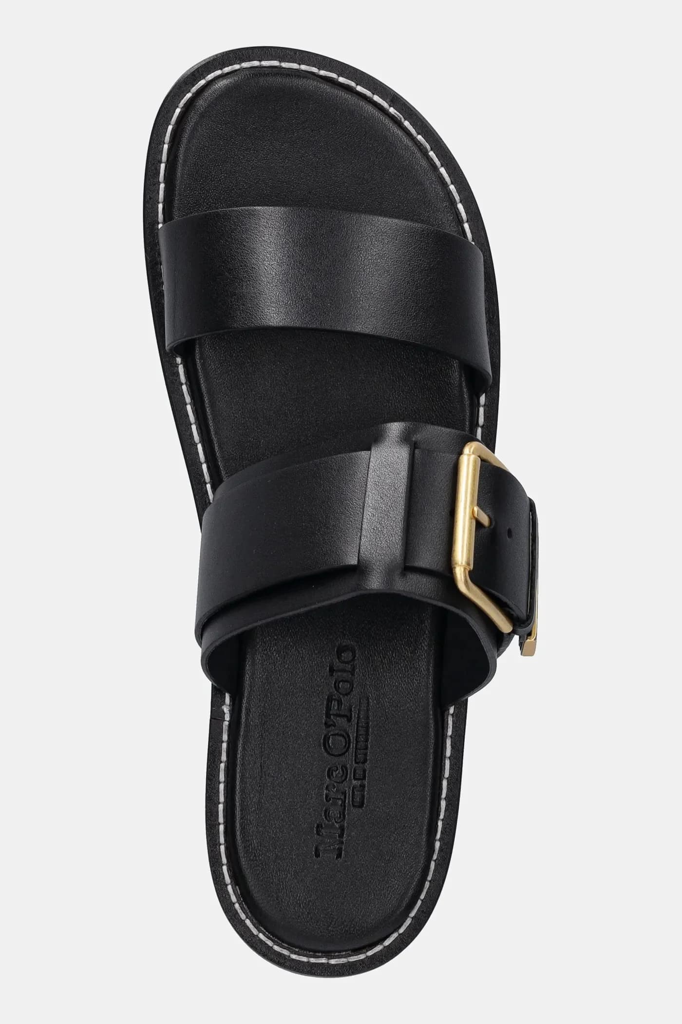 Кожаные шлепанцы STINA 1A - фото 4