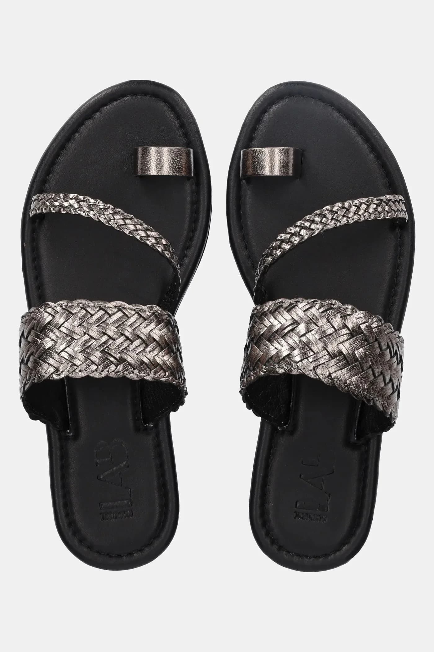 Кожаные шлепанцы - фото 4