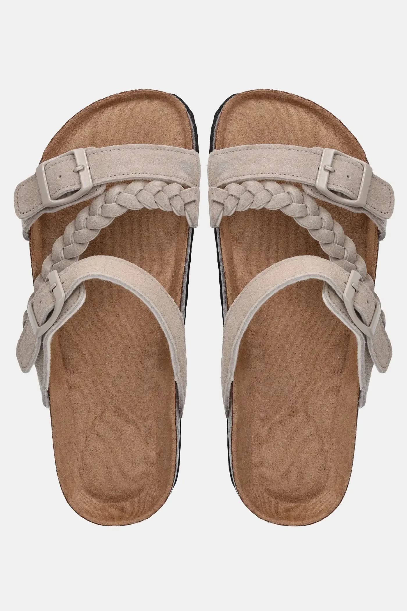 Замшевые шлепанцы - фото 4