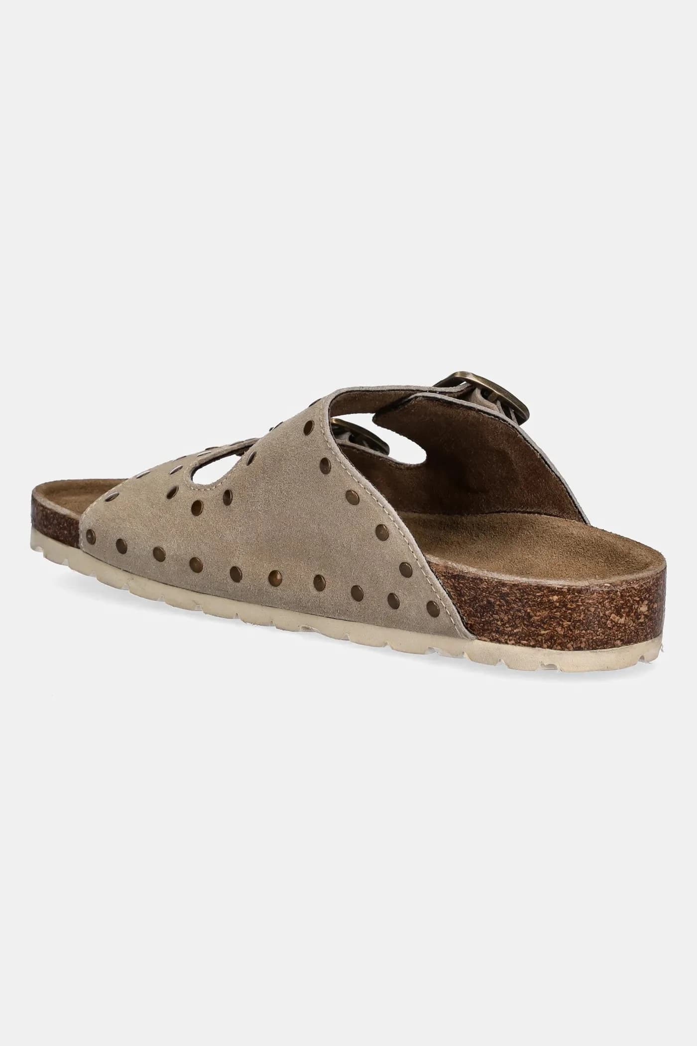 Замшевые шлепанцы - фото 4