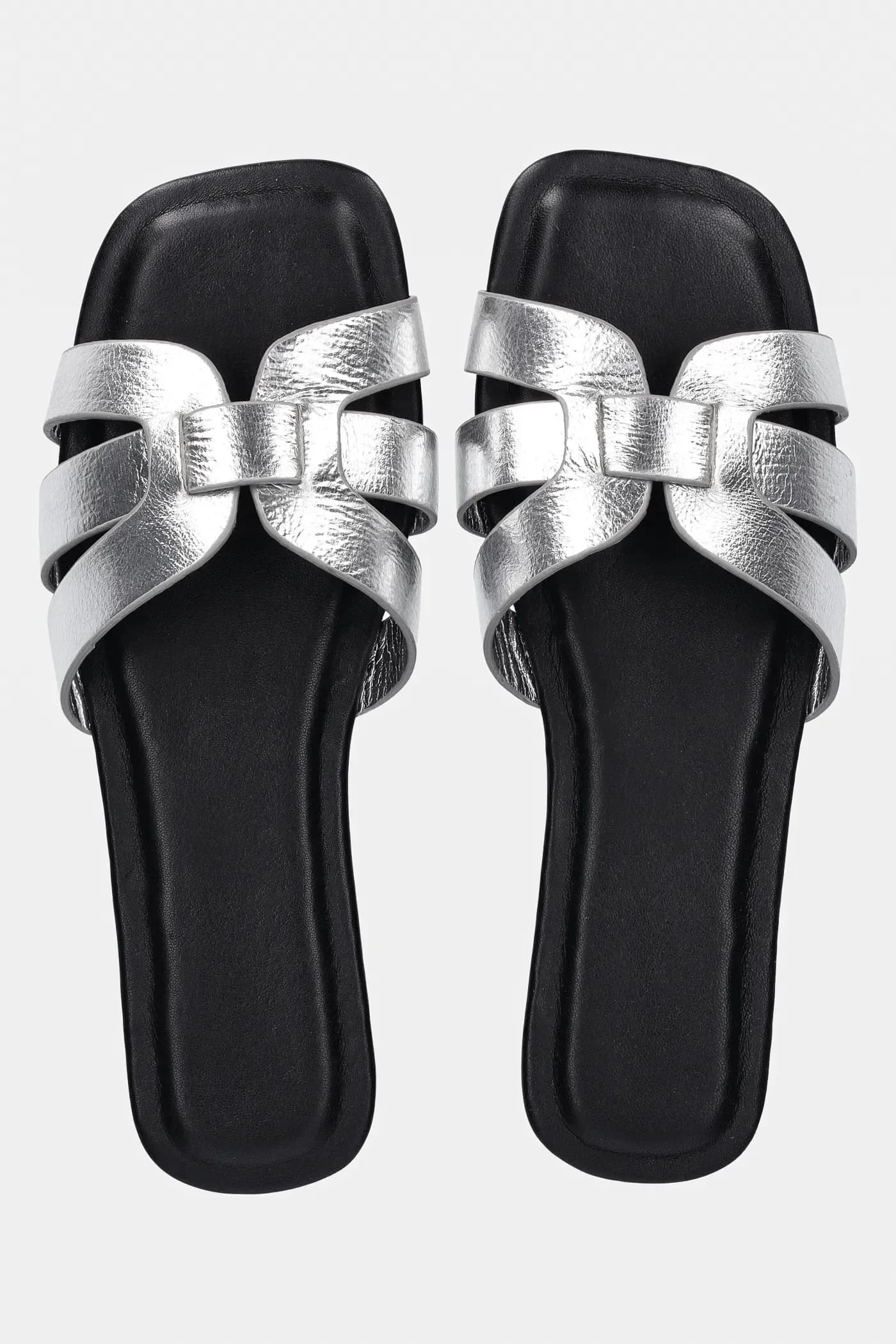 Кожаные шлепанцы - фото 5