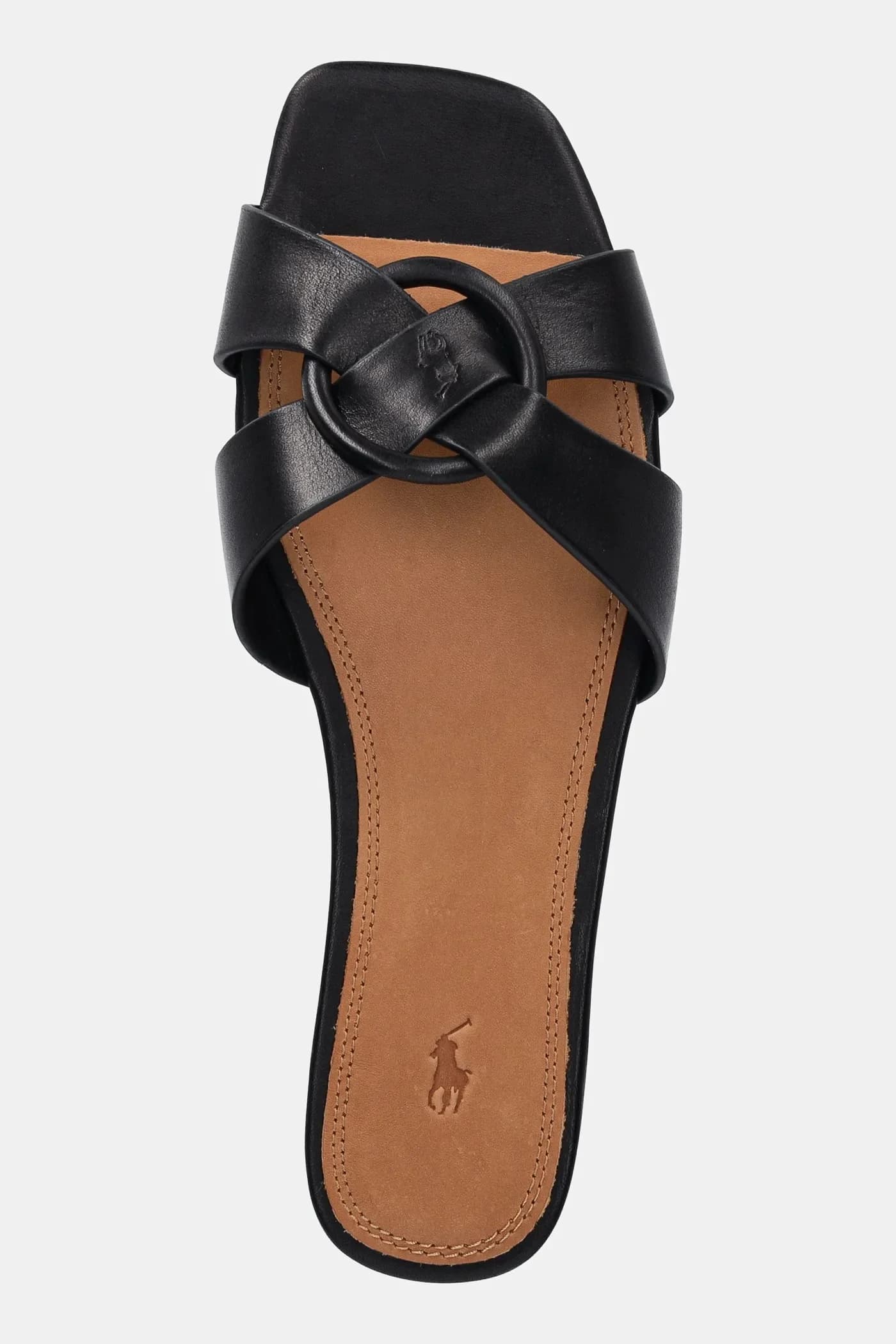 Кожаные шлепанцы Plo Rng Sld - фото 4