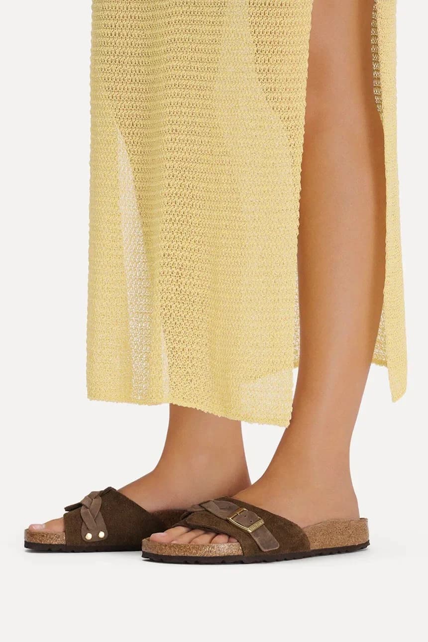 замшевые шлепанцы Oita - фото 6