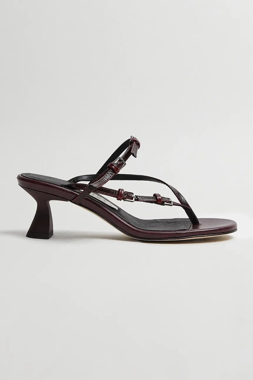 кожаные шлепанцы Abisai