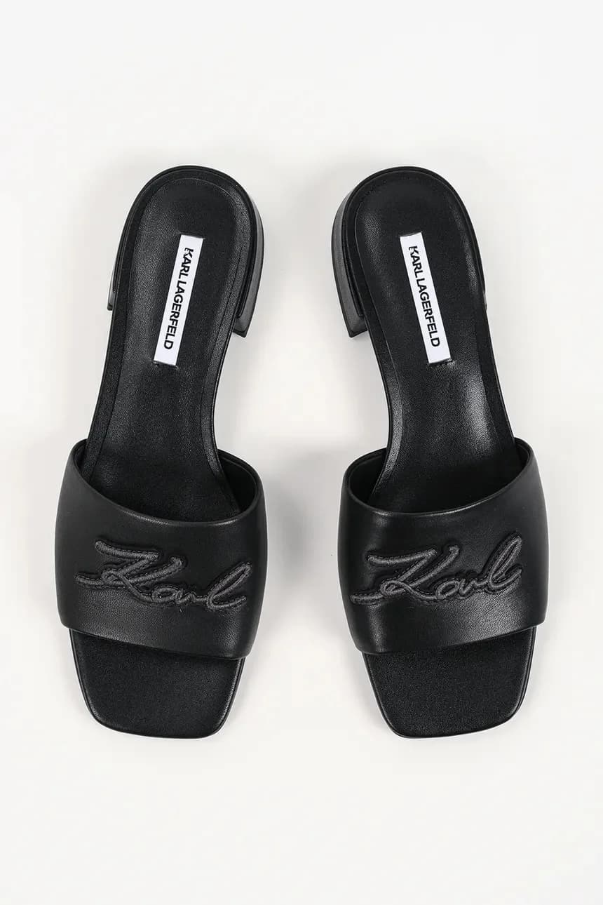 Кожаные шлепанцы Petalo Ii - фото 4