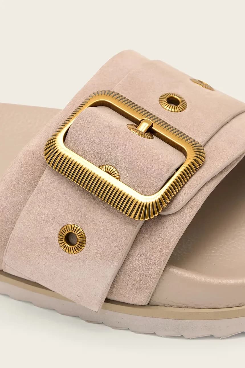 замшевые шлепанцы Ellie Western Sandal - фото 4