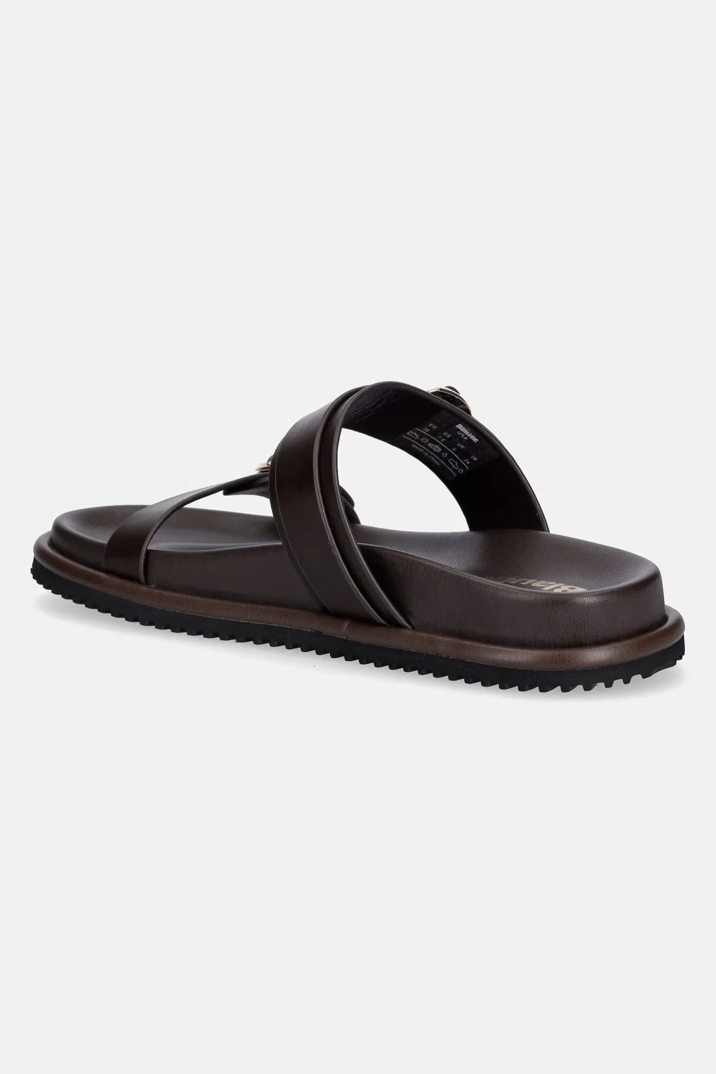 Кожаные шлепанцы BLOOM03 - фото 3