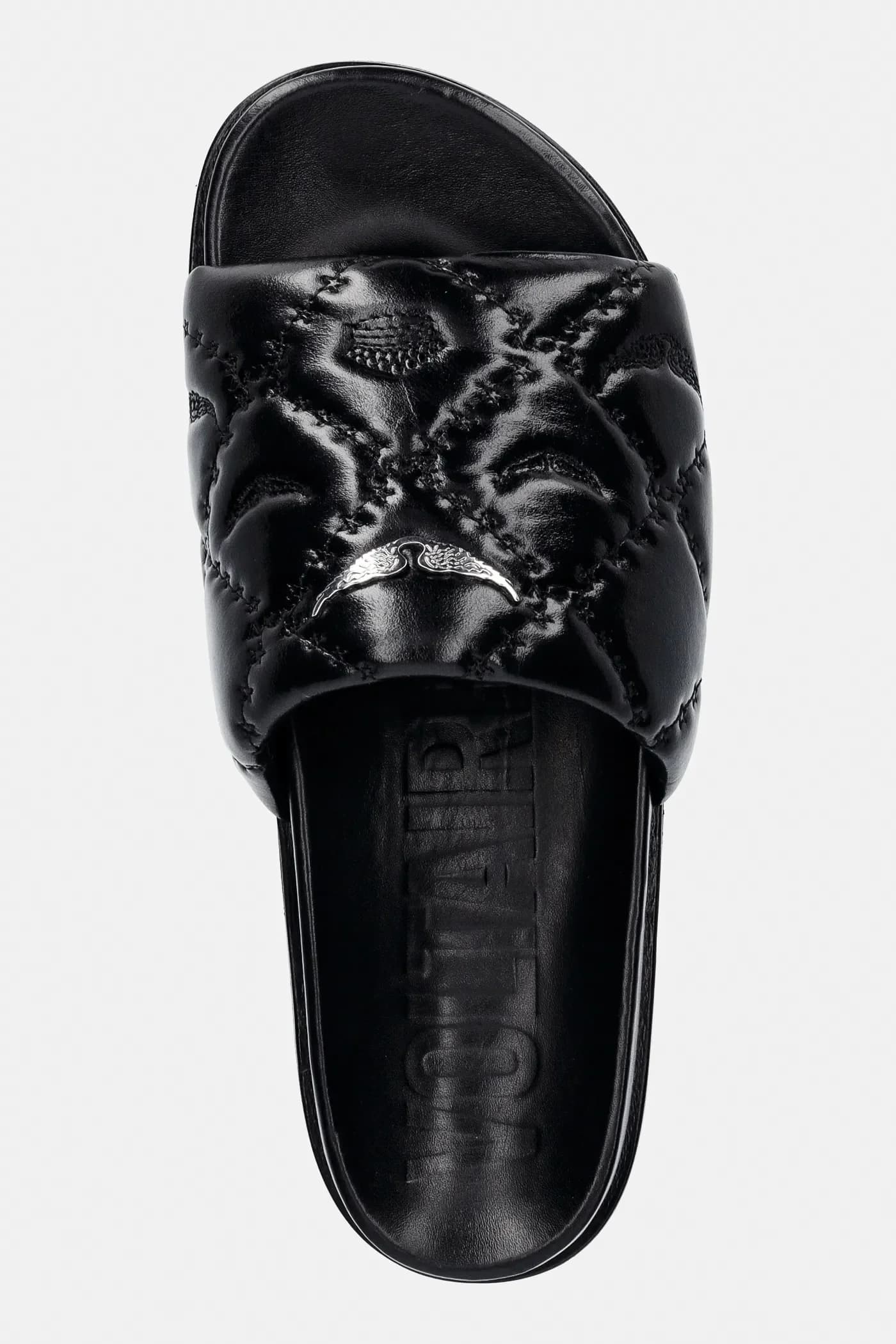 Кожаные шлепанцы Teddy - фото 4