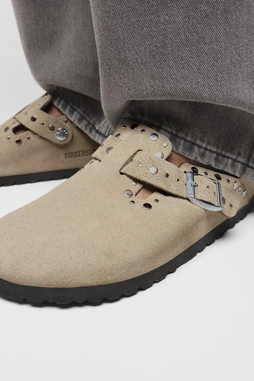 замшевые шлепанцы Boston Rivet - фото 7