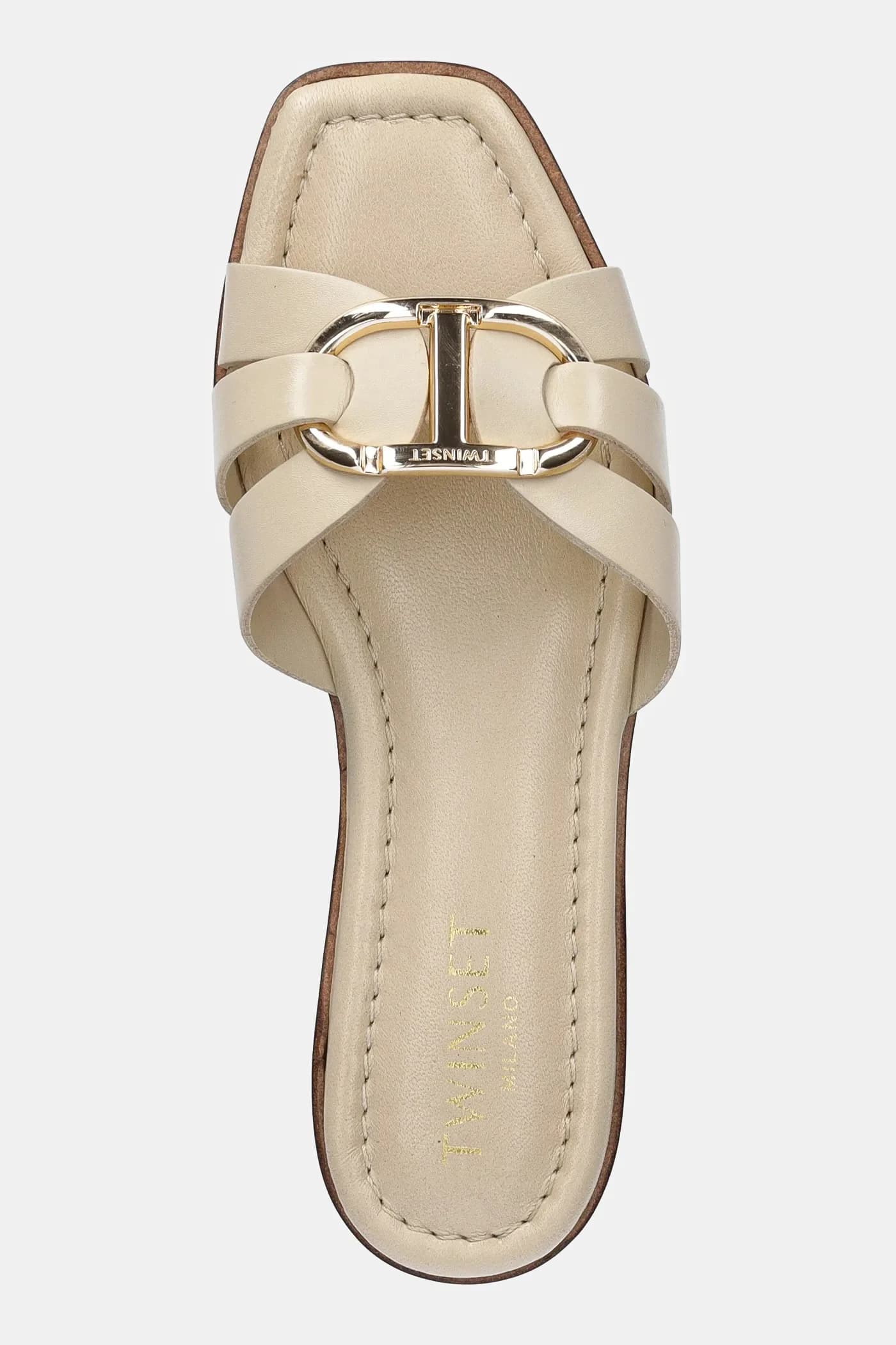 Кожаные шлепанцы - фото 4