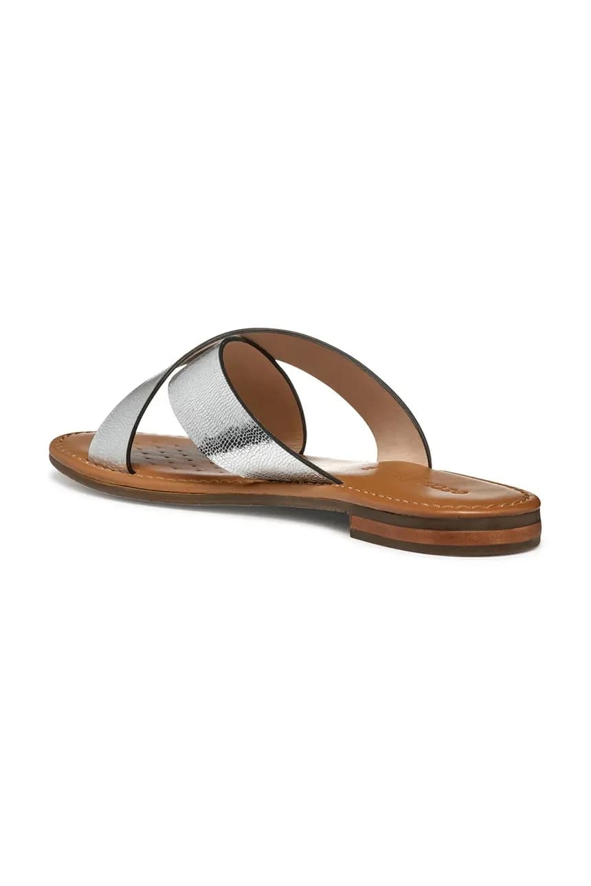 Кожаные шлепанцы D SOZY S - фото 4