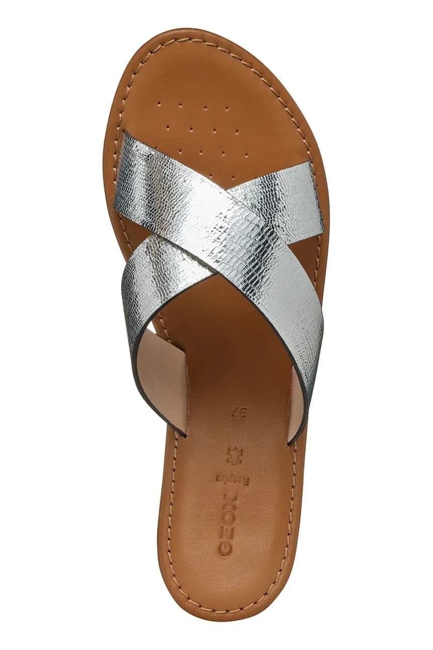 Кожаные шлепанцы D SOZY S - фото 5