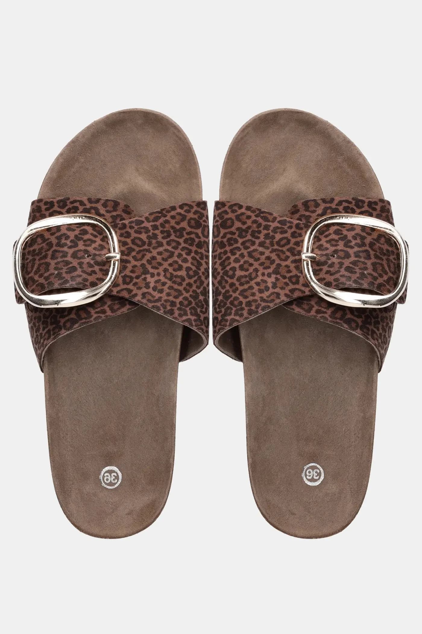 Замшевые шлепанцы - фото 4